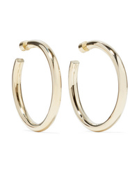 Jennifer Fisher Samira Gold Plated Hoop Earrings