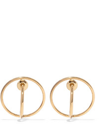 Charlotte Chesnais Saturn Gold Dipped Earrings One Size