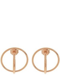 Charlotte Chesnais Saturn Small Gold Plated Earrings