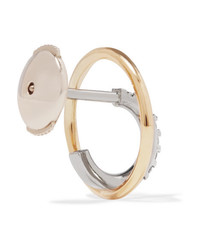 Charlotte Chesnais Saturn Xs 18 Karat Gold Diamond Earring