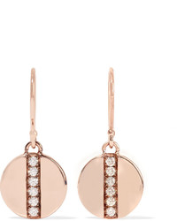 Ippolita Senso Stardust 18 Karat Rose Gold Diamond Earrings One Size