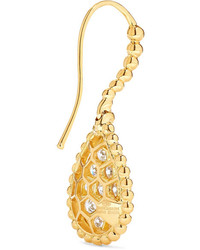 Boucheron Serpent Bohme 18 Karat Gold Diamond Earrings