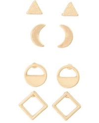 Carole Set Of 6 Stud Earrings