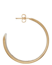 Maison Margiela Silver And Gold Two Tone Left Earring