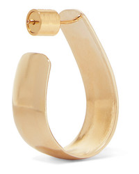 Jennifer Fisher Small Bolden Gold Plated Hoop Earrings