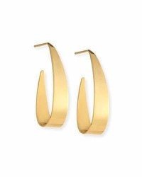 Lana Small Gloss 14k Gold Hoop Earrings