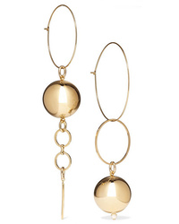 Mounser Solar Gold Plated Faux Pearl Earrings