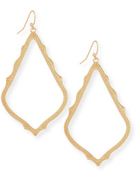 Kendra Scott Sophee Statet Drop Earrings In Rose Gold Plate
