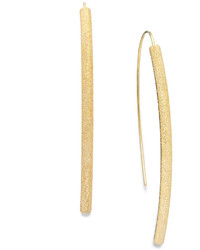 Giani Bernini Sparkling Linear Earrings In 18k Gold Over Sterling Silver