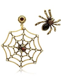 Alcozer & J Spider Web Earrings