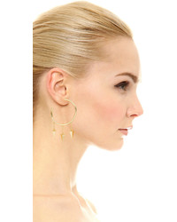 Rebecca Minkoff Spiked Hoop Earrings