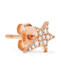 Diane Kordas Star 18 Karat Gold Diamond Earring