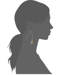 Lauren Ralph Lauren Stone With Textured Metal Drop Earrings Earring