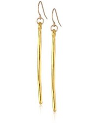 Gorjana Taner Dagger Gold Plated Linear Drop Earrings