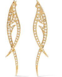 Stephen Webster Thorn 18 Karat Gold Diamond Earrings