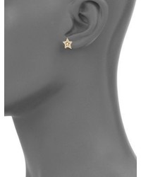 Marc Jacobs Tiny Crystal Pave Star Stud Earrings