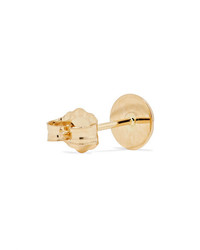 Alison Lou Tiny Nail 14 Karat Gold And Enamel Earring