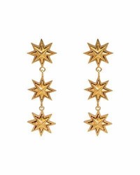 Stephanie Kantis Triple Starburst Drop Earrings