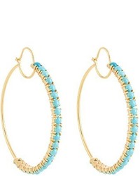 Irene Neuwirth Turquoise Yellow Gold Earrings