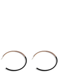 Vita Fede Two Tone Hoop Earrings Blackrose Gold