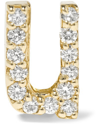 Alison Lou U 14 Karat Gold Diamond Earring
