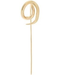 Charlotte Chesnais Whirl Hook Gold Plated Earring