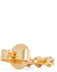Saskia Diez Wire 18 Karat Gold Diamond Earring
