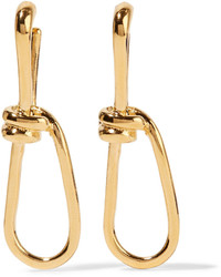 Annelise Michelson Wire Gold Plated Earrings One Size