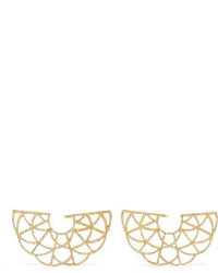 Amrapali Zardozi 18 Karat Gold Diamond Earrings