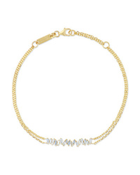 Suzanne Kalan 18 Karat Gold Diamond Bracelet