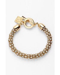 Anne Klein Pave Toggle Bracelet Gold Clear Crystal
