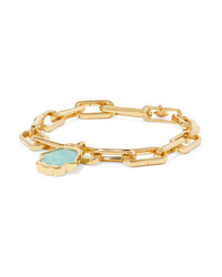 Monica Vinader Atlantis Gold Vermeil Amazonite Bracelet