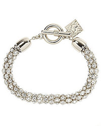 Anne Klein Pave Crystal Toggle Bracelet