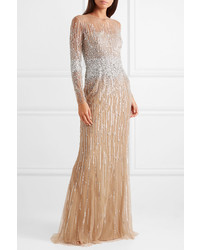 Zuhair Murad Baby Jane Embellished Tulle Gown