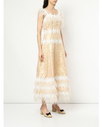 Huishan Zhang Feather Embellished Dress
