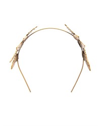 Oscar de la Renta Crystal Feather Headband