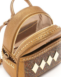 MCM Stark Kristal X Mini Embellished Backpack