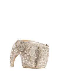 Loewe Embellished Elephant Mini Leather Crossbody Bag