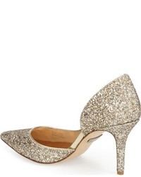 Badgley Mischka Daisy Embellished Pointy Toe Pump