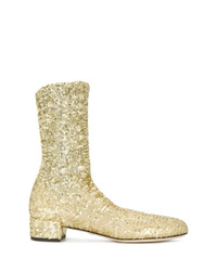 dolce and gabbana sequin boots