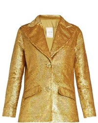 Gold Embellished Sequin Jacket