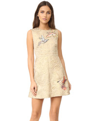 RED Valentino Embroidered Jacquard Dress