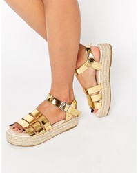 Asos Collection Justine Chunky Espadrille Sandals
