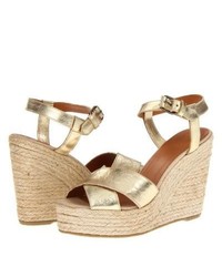 Marc by Marc Jacobs Metallic Espadrilles Wedge Shoes