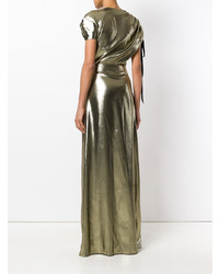 Lanvin Long Metallic Gown