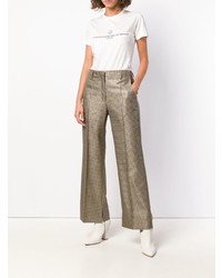 Golden Goose Deluxe Brand Flared Cropped Trousers