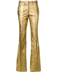 Gold Pants for Women | Lookastic