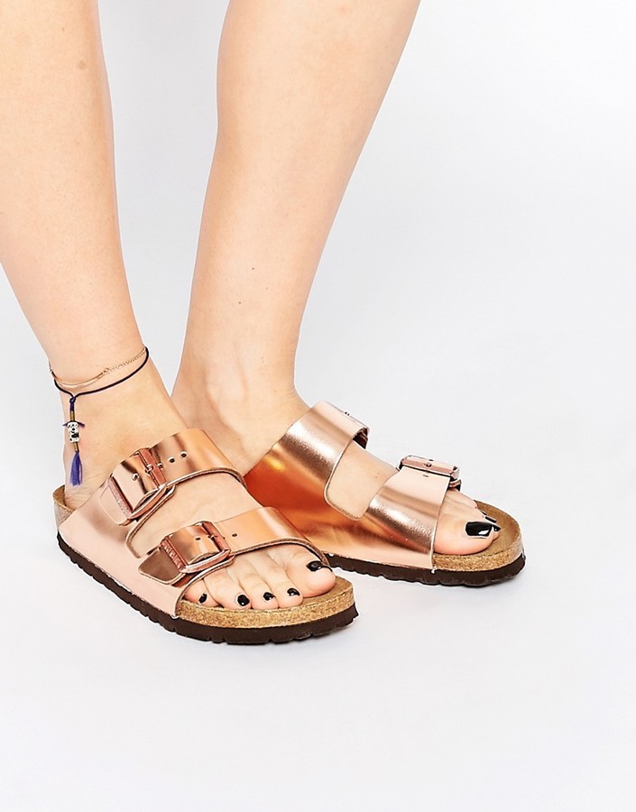 copper sandals