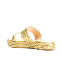 Charlotte Olympia Woven Jute Sandals