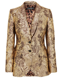 Dolce & Gabbana Metallic Brocade Blazer